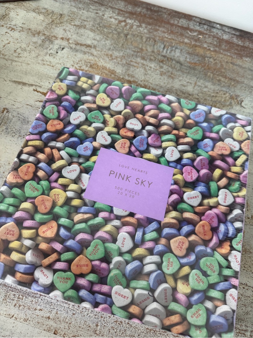 NEW UNOPENED 500 Piece Pink Sky Puzzle